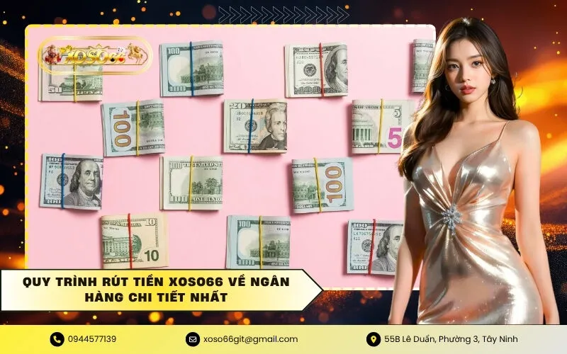 Quy trình rút tiền XOSO66 về ngân hàng chi tiết nhất